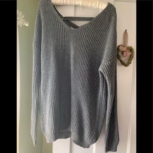 Gray sweater